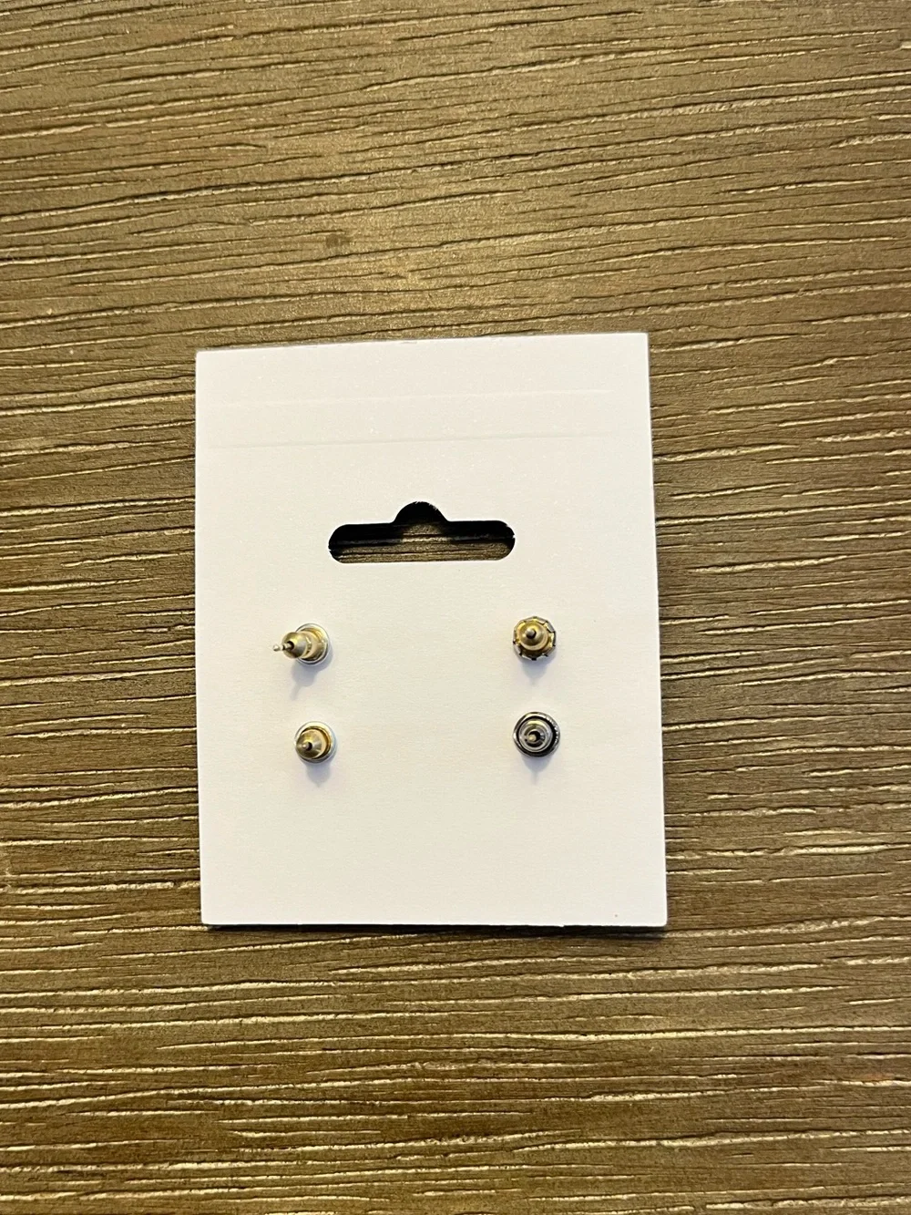 Girls Red Mickey-Style Crystal Stud Earring Set